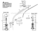 Part Location Diagram of 952708510 Husqvarna Spool W/Line